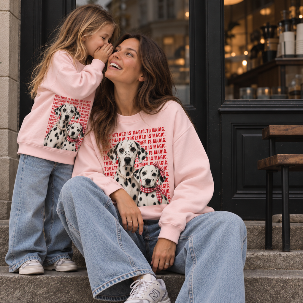 Together sweatshirt Rose #Farve_Rose