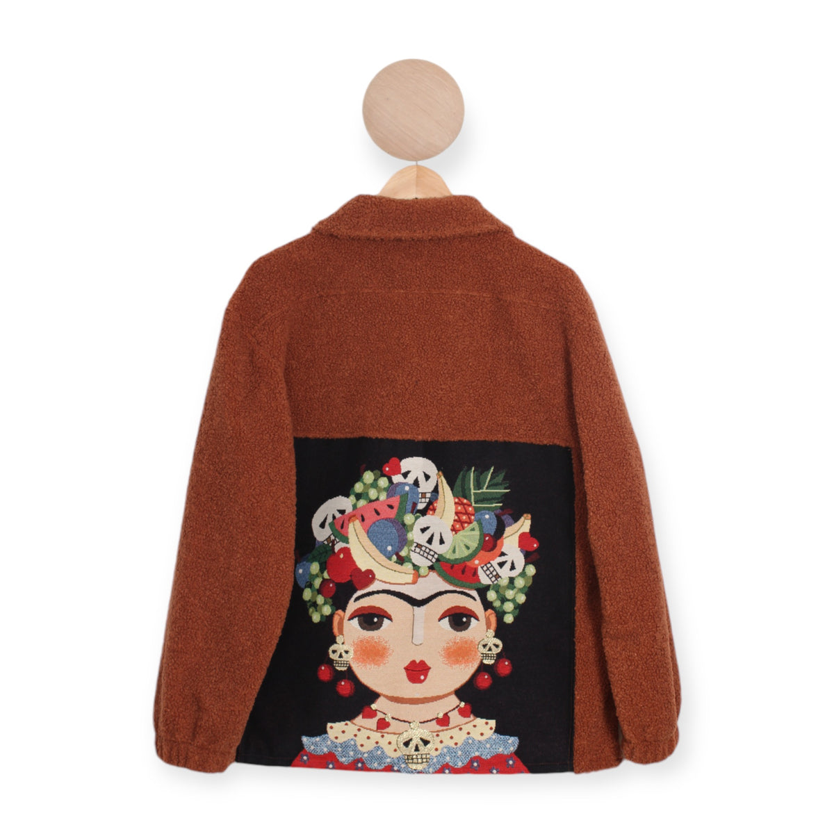 Frida Teddy Jakke, Rust Glitter Skeleton
