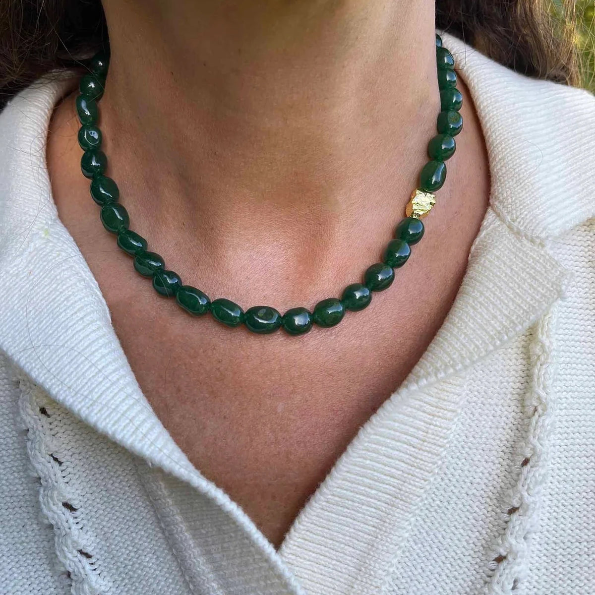 Wilma halskæde Green #Farve_Green