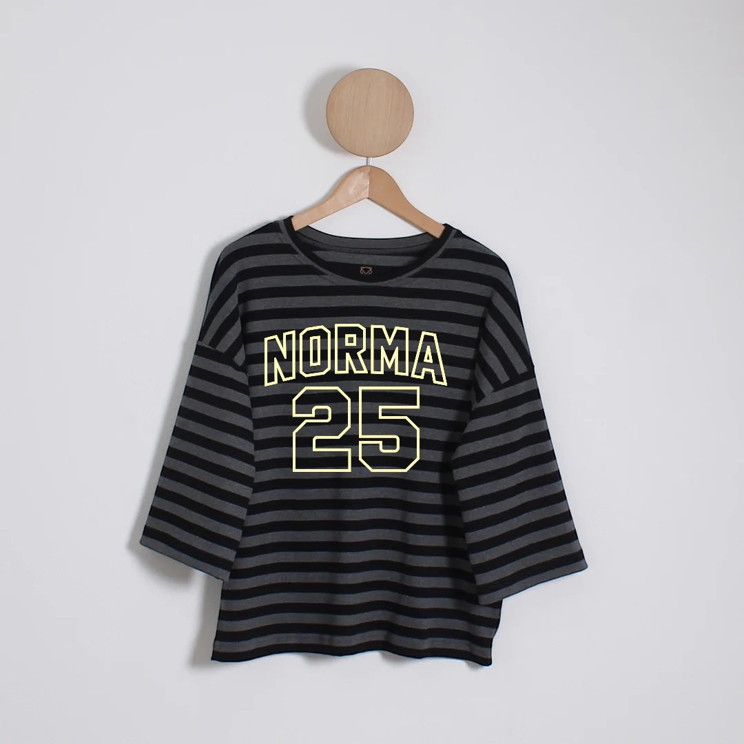 norma bluse black/grey#Farve_black/grey
