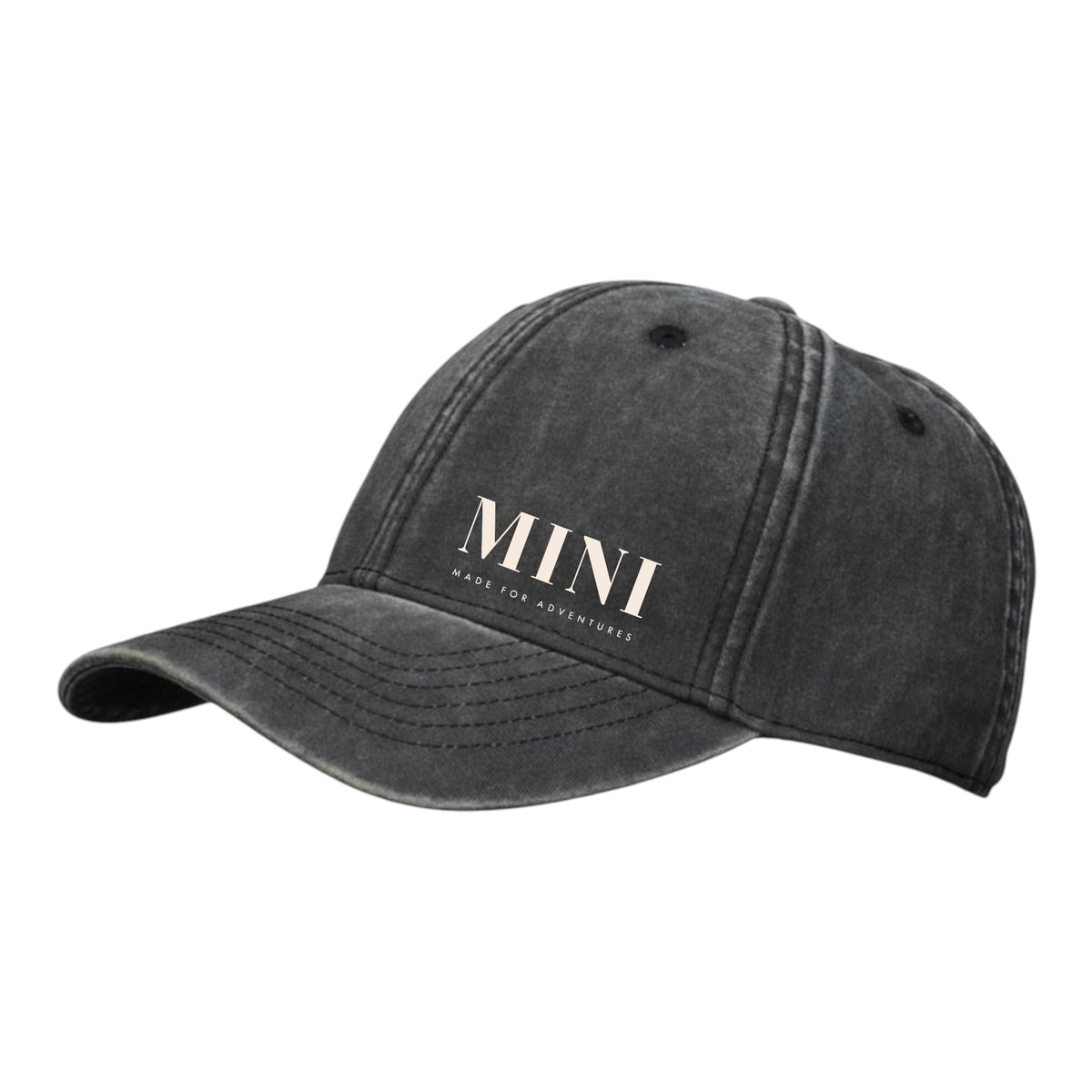MINI cap Black vintage #Farve_Black vintage