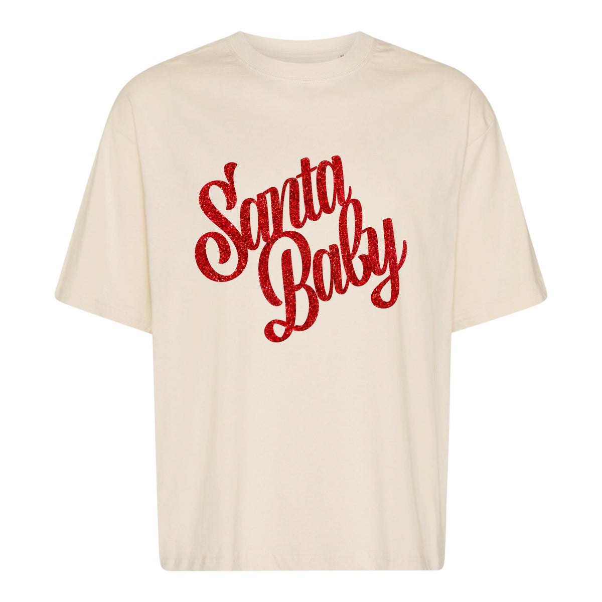 Santa Tee Ecru #Farve_Ecru
