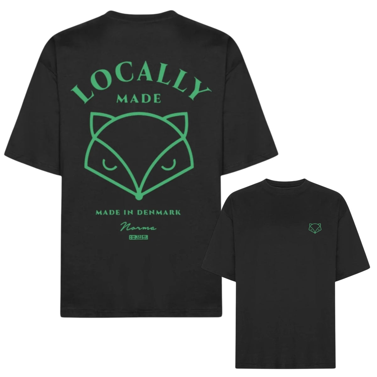 Tee FOX Black/Green#Farve_Black/Green