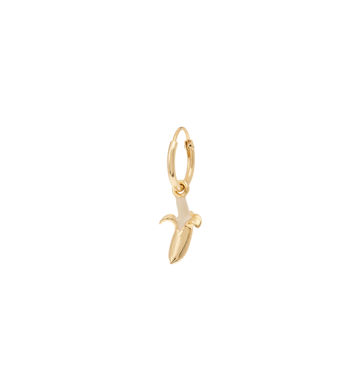 Single Banana ørering, forgyldt