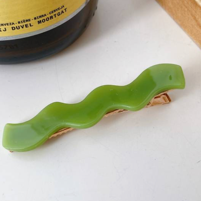 Grøn Bølge Hårklemme