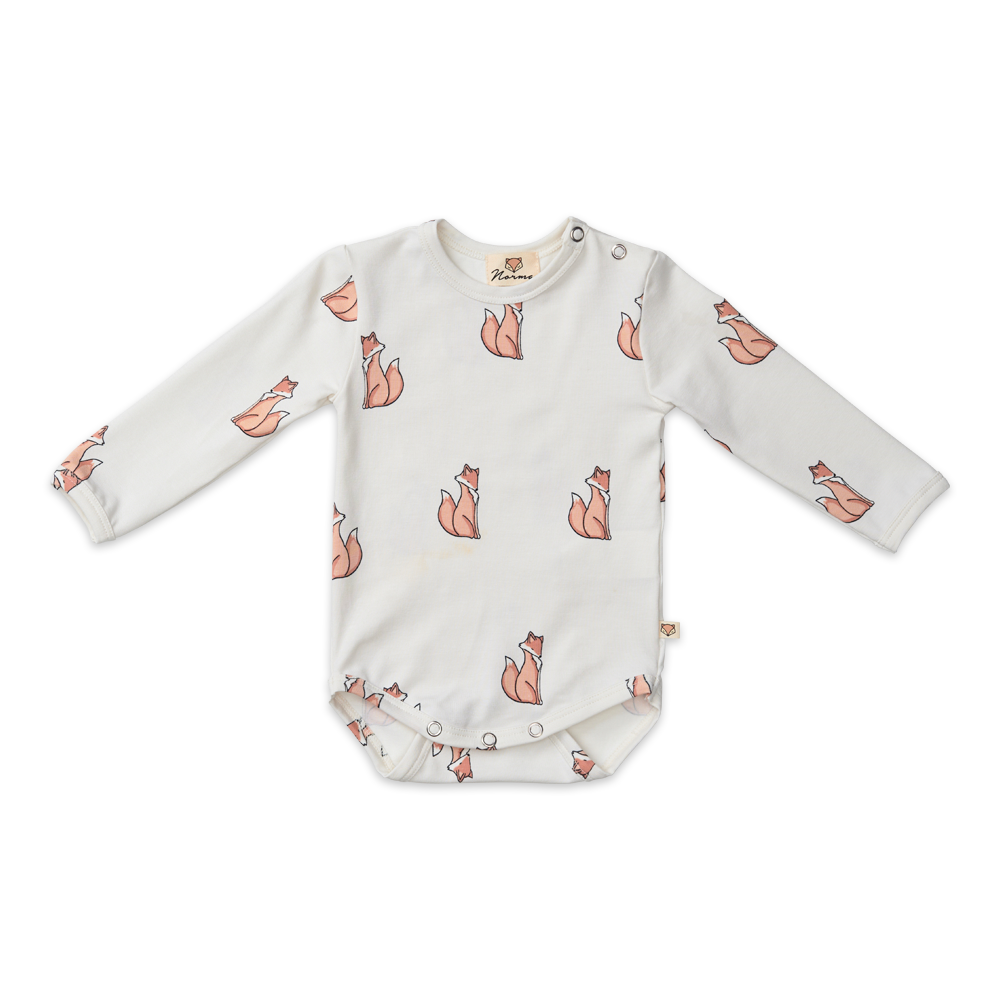 Chriss Langærmet Body, Nordic Fox