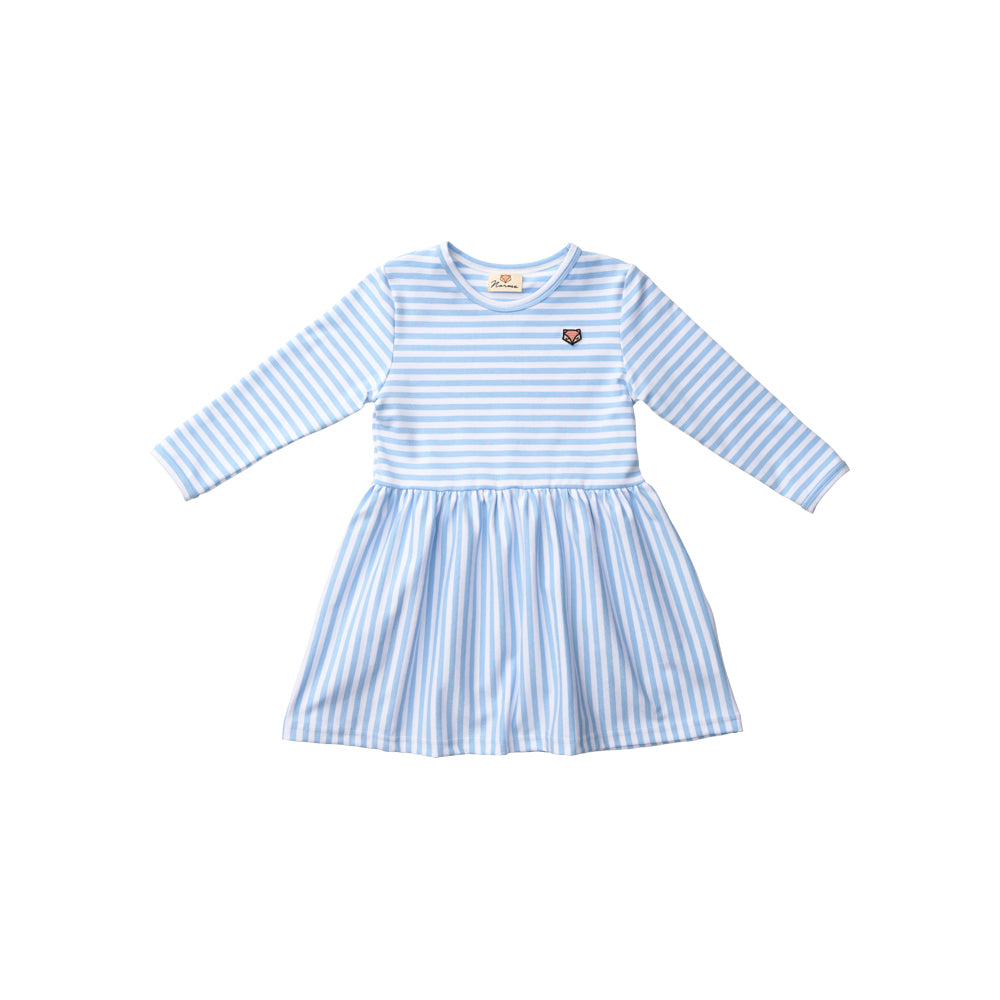 Laura Long Sleeve Dress, Stripes