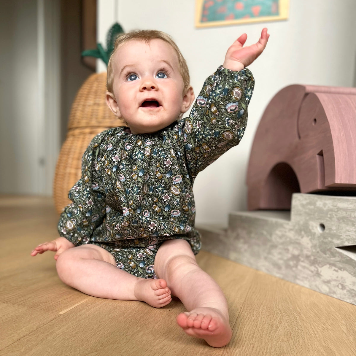Marleen Baby Romper, Liberty