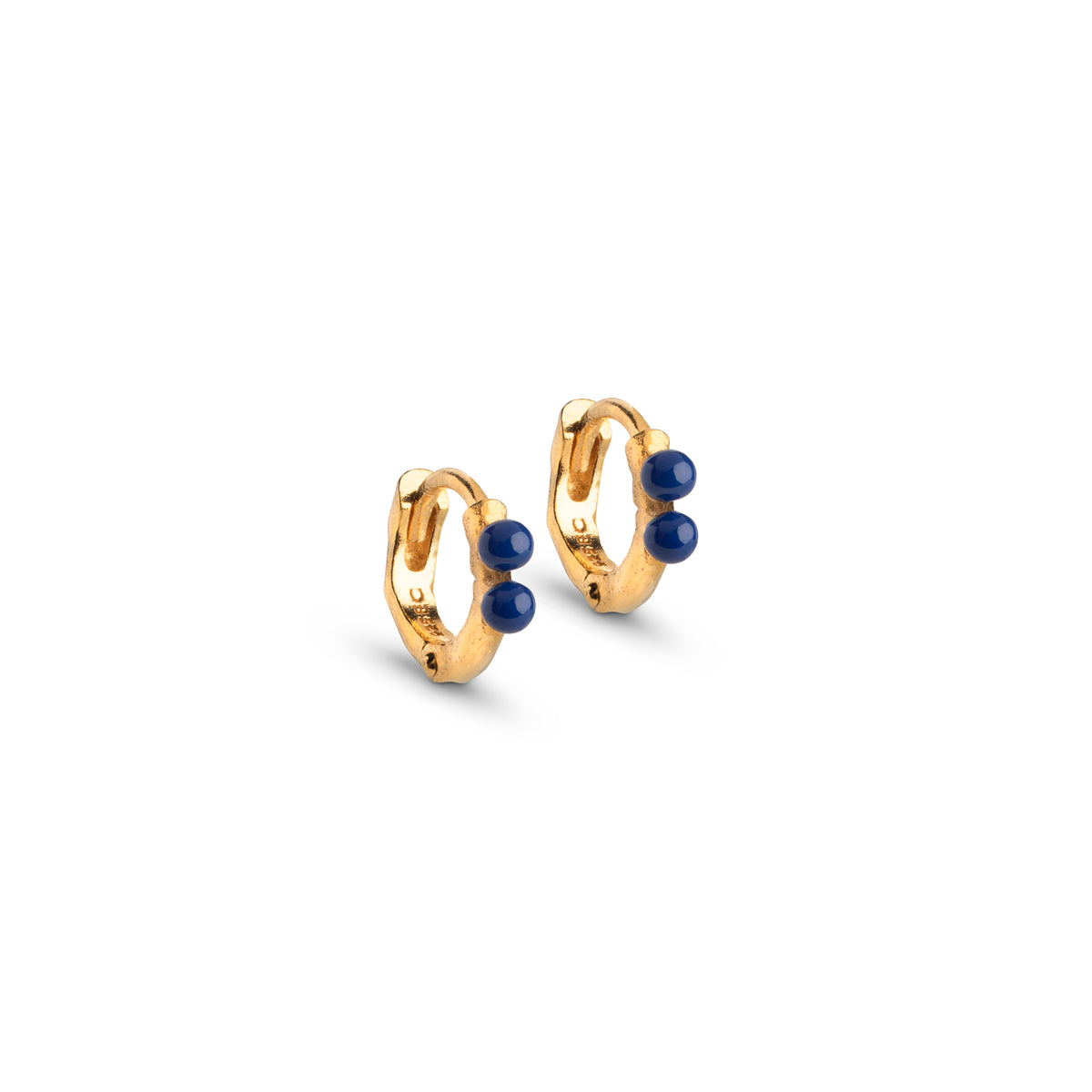 Hoops, Paula 6mm, Gold-plated