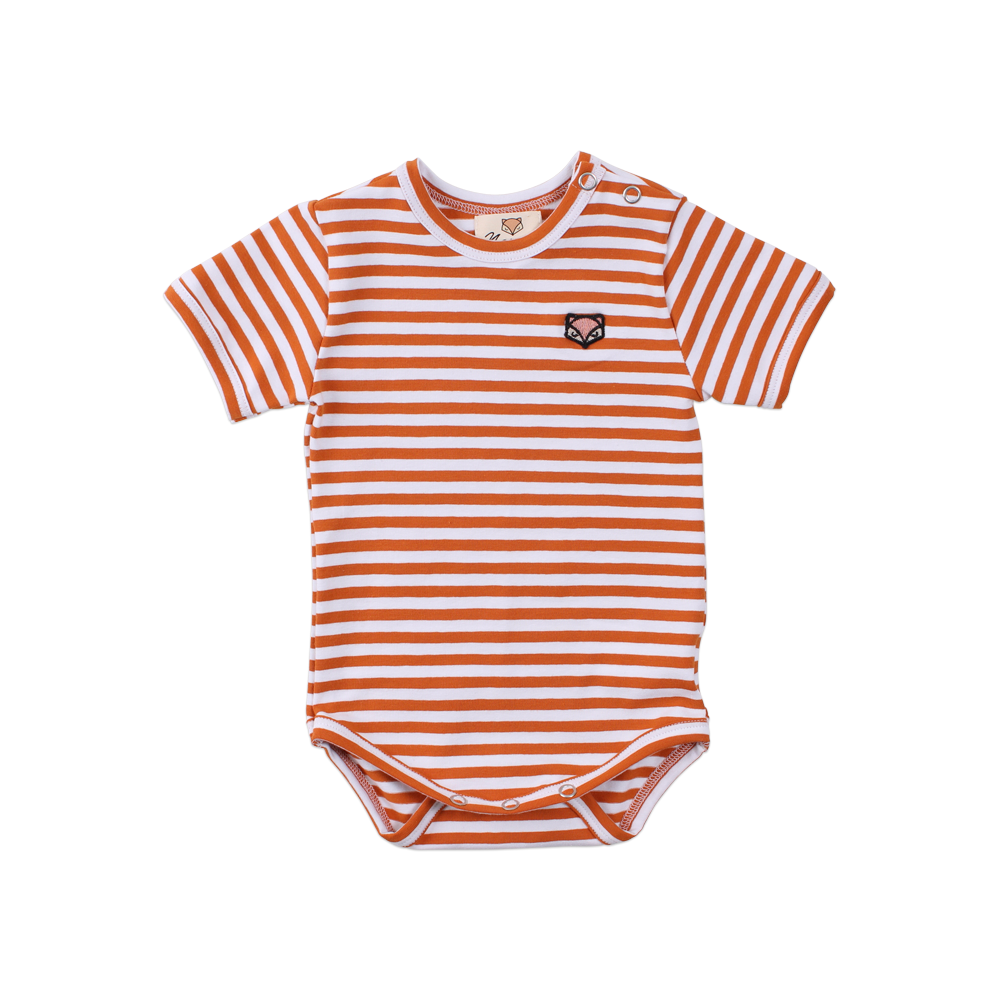 Chriss Kortærmet Body, Stripes