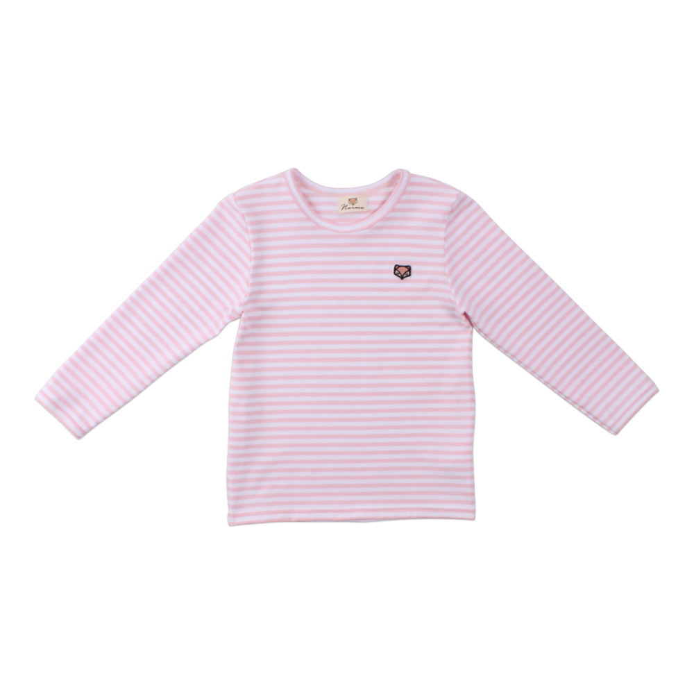 billie tee stribe ls Rosy#Farve_rosy