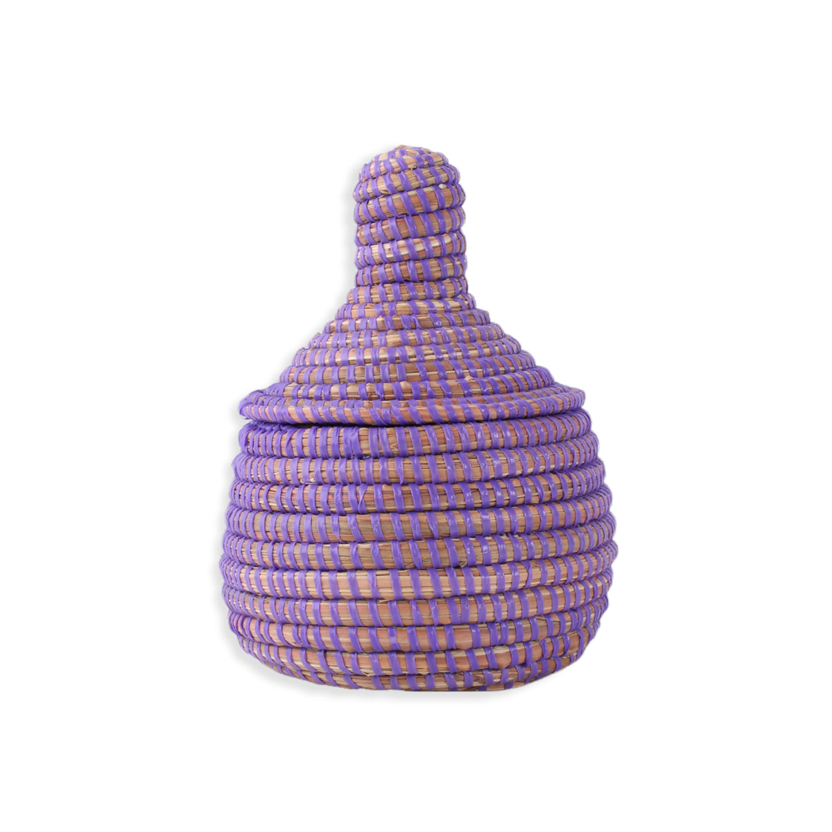 Basket with high lid, Multi Colors