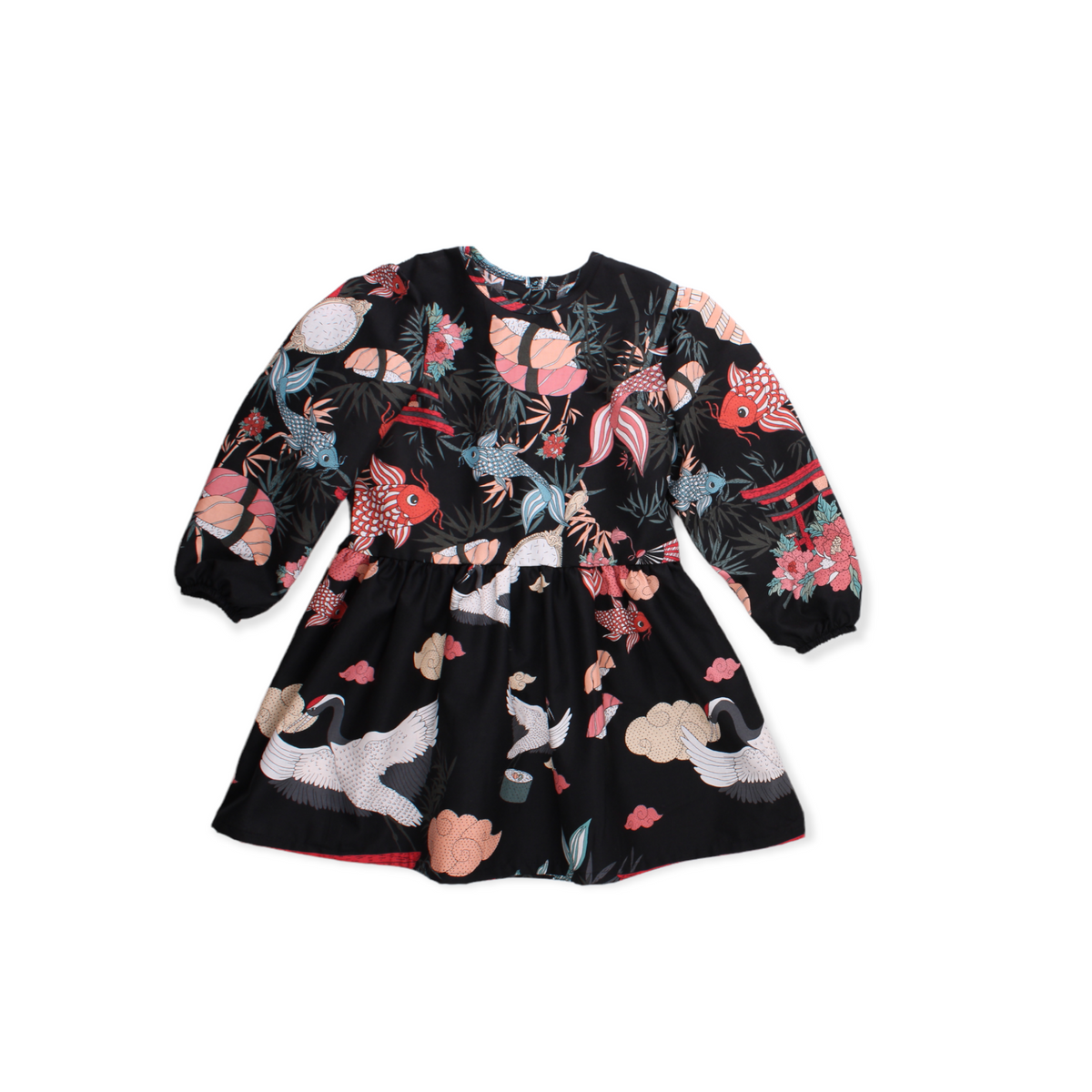 Mio Long Sleeve Dress, Lost in Tokyo