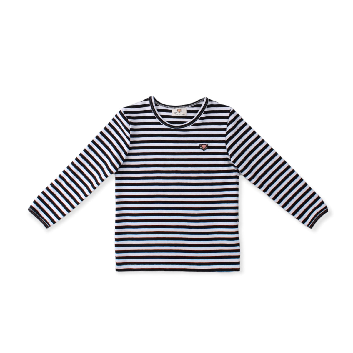 billie tee stribe ls black #Farve_black