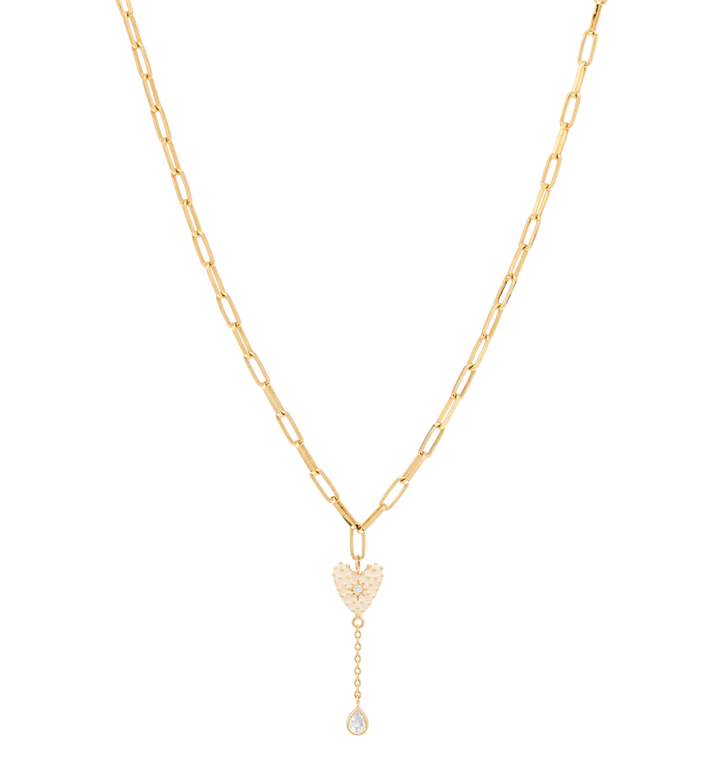 Dolce Heart halskæde, forgyldt