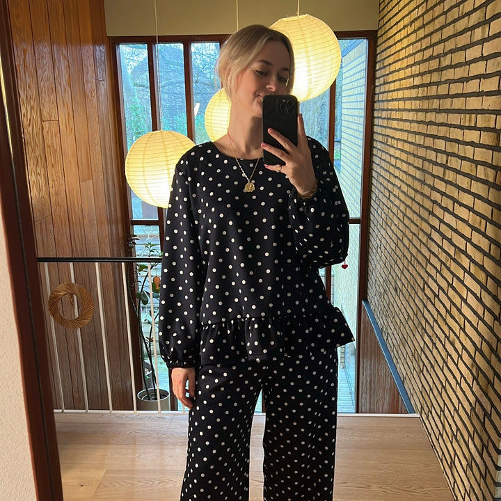 Ditte Bluse, Small Dots