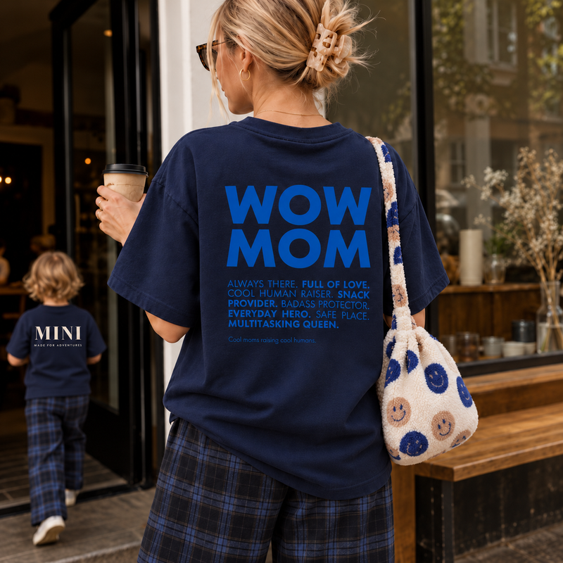 MOM tee navy #Farve_Navy