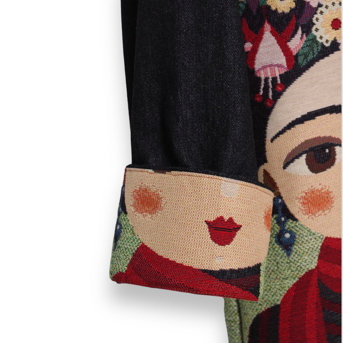 Frida Jakke, Black Flower Crown