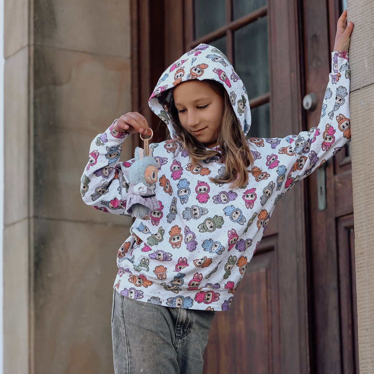 Labubu hoodie unicorn#Farve_unicorn