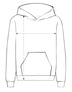 Hoodie barn og voksen (tjek mål)