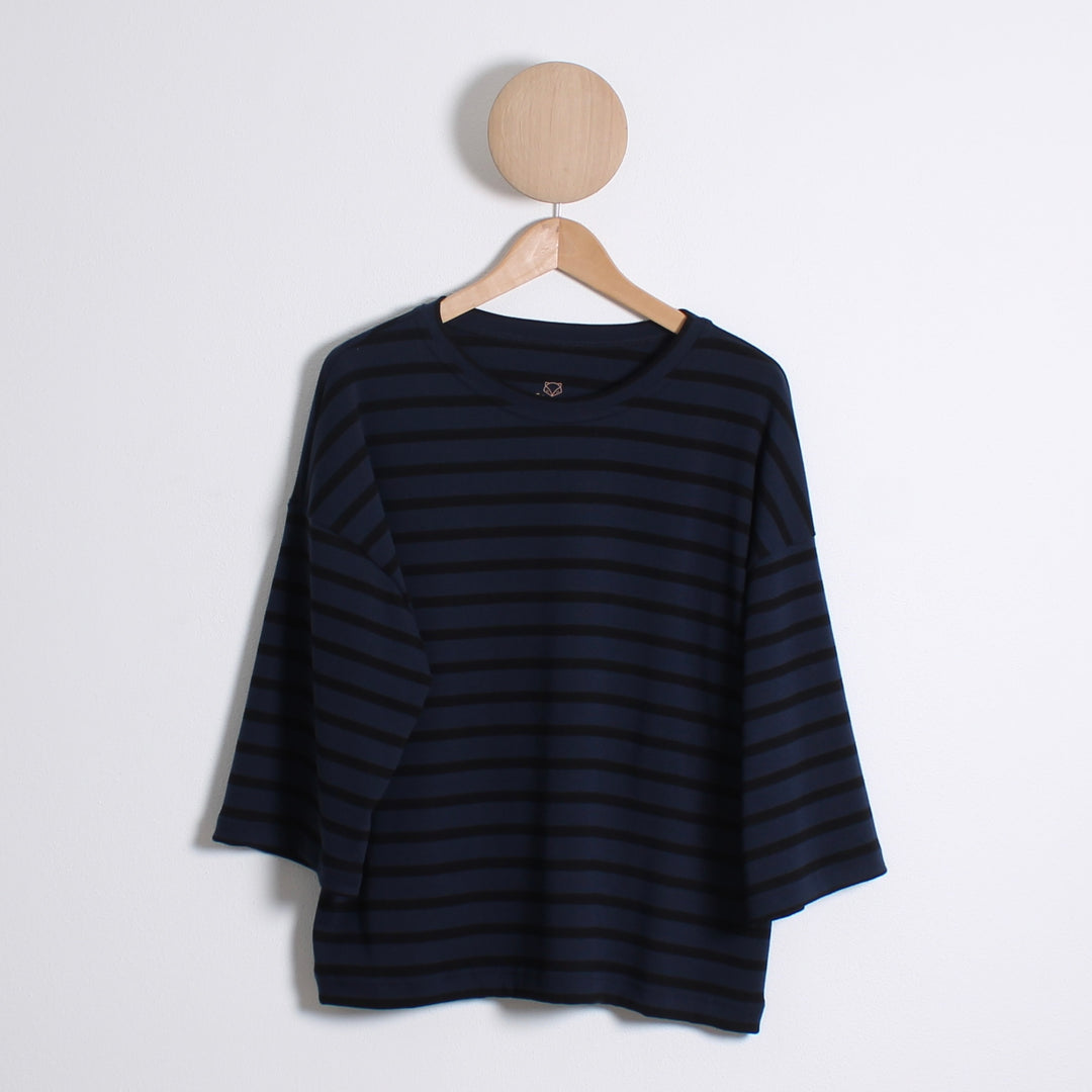 Stribet Oversize Bluse