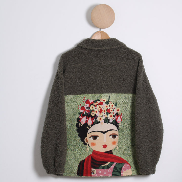 Frida Teddy Jakke, Moss Flower Crown