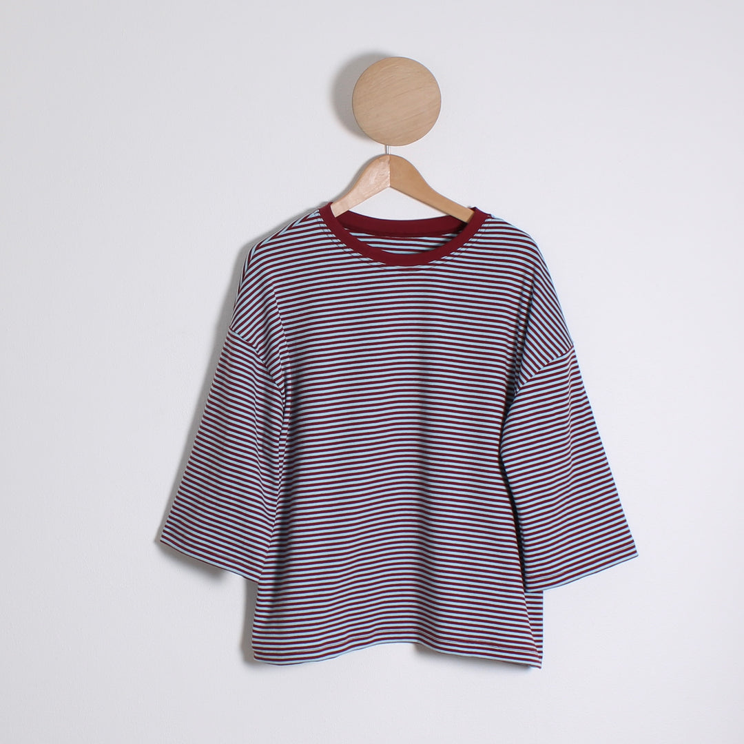 Stribet Oversize Bluse