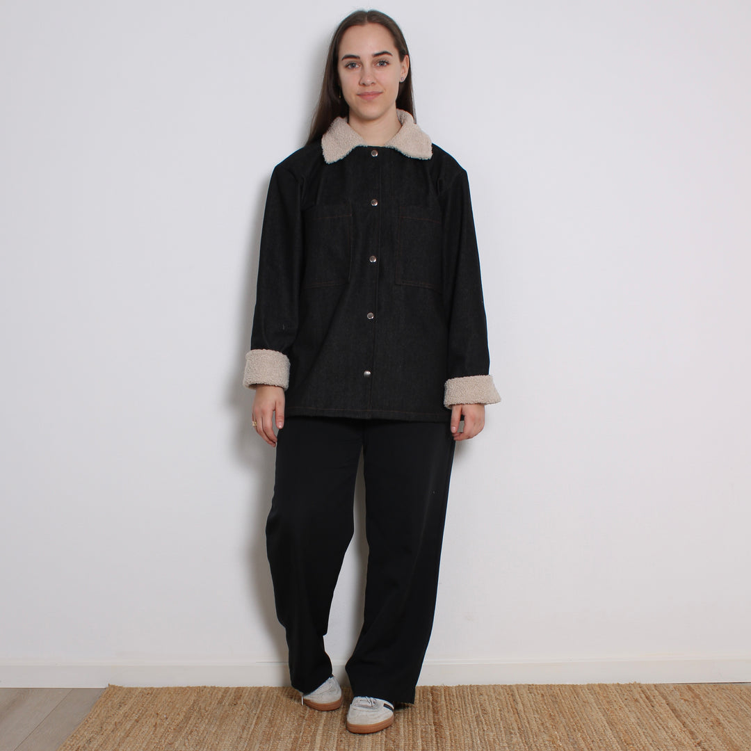 Frida Denim Jakke, Glitter Skeleton