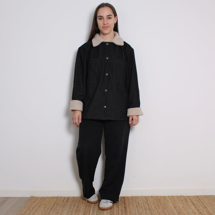 Frida Denim Jakke, Glitter Skeleton