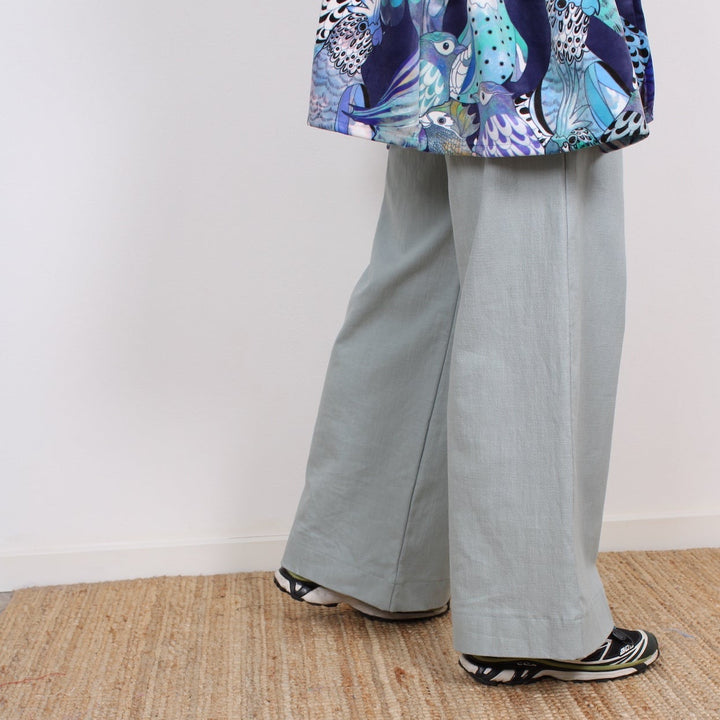 Recycled Linen Wide Pants
