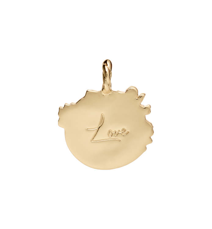 Love vedhæng, Forgyldt