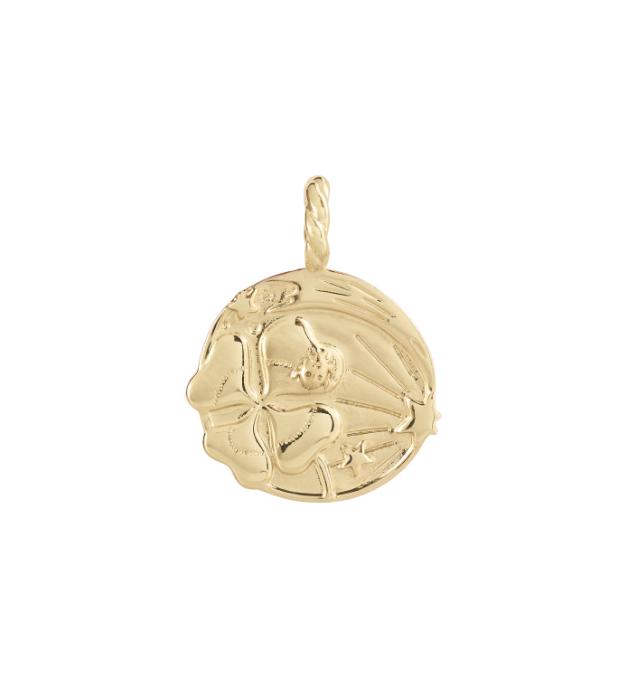 Luck vedhæng, Forgyldt