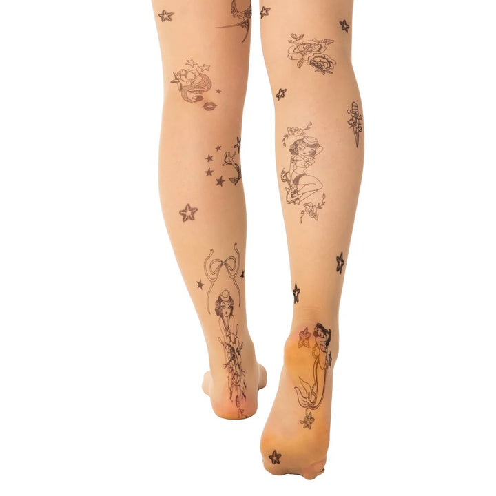 Strømpebukser, Tattoo sailor girl