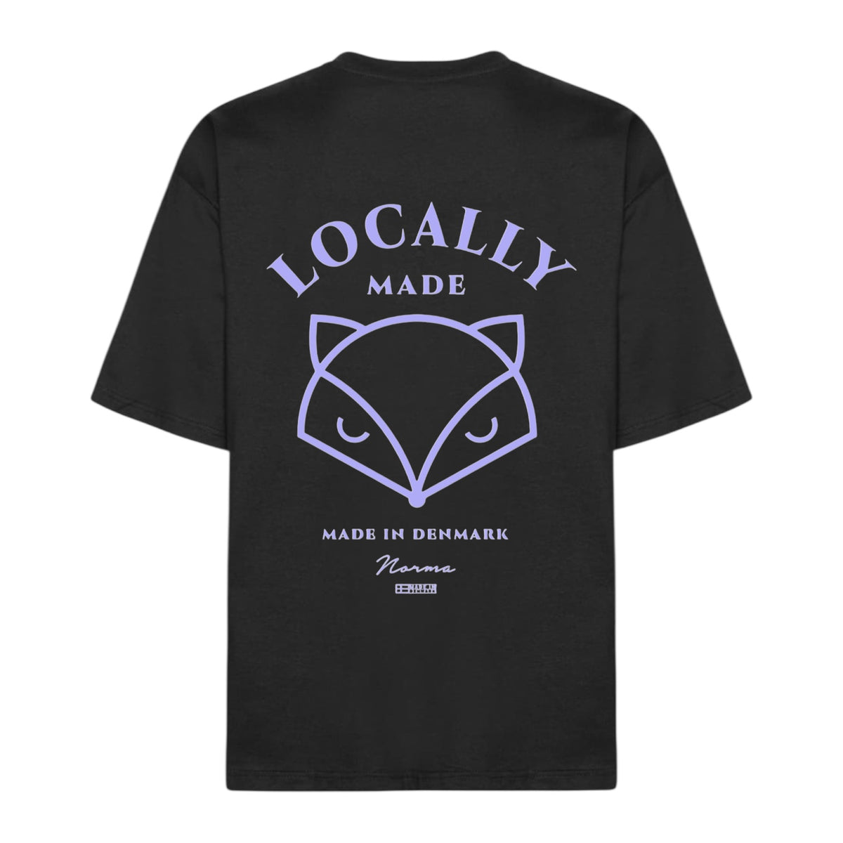 tee locally black/lilac #Farve_Black/lillac