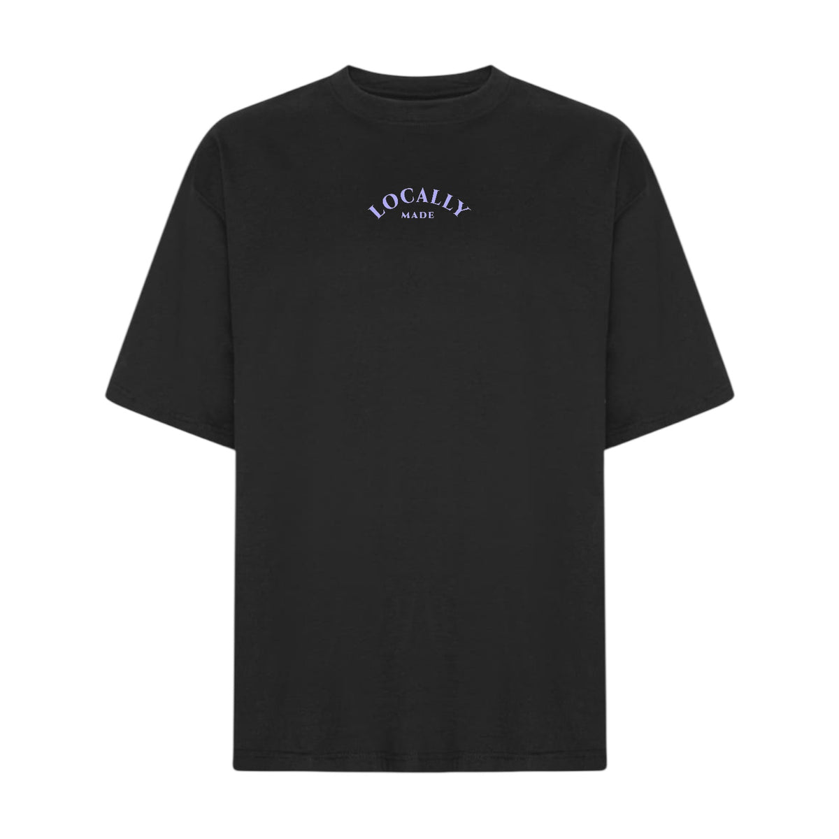tee locally black/lilac #Farve_Black/lillac
