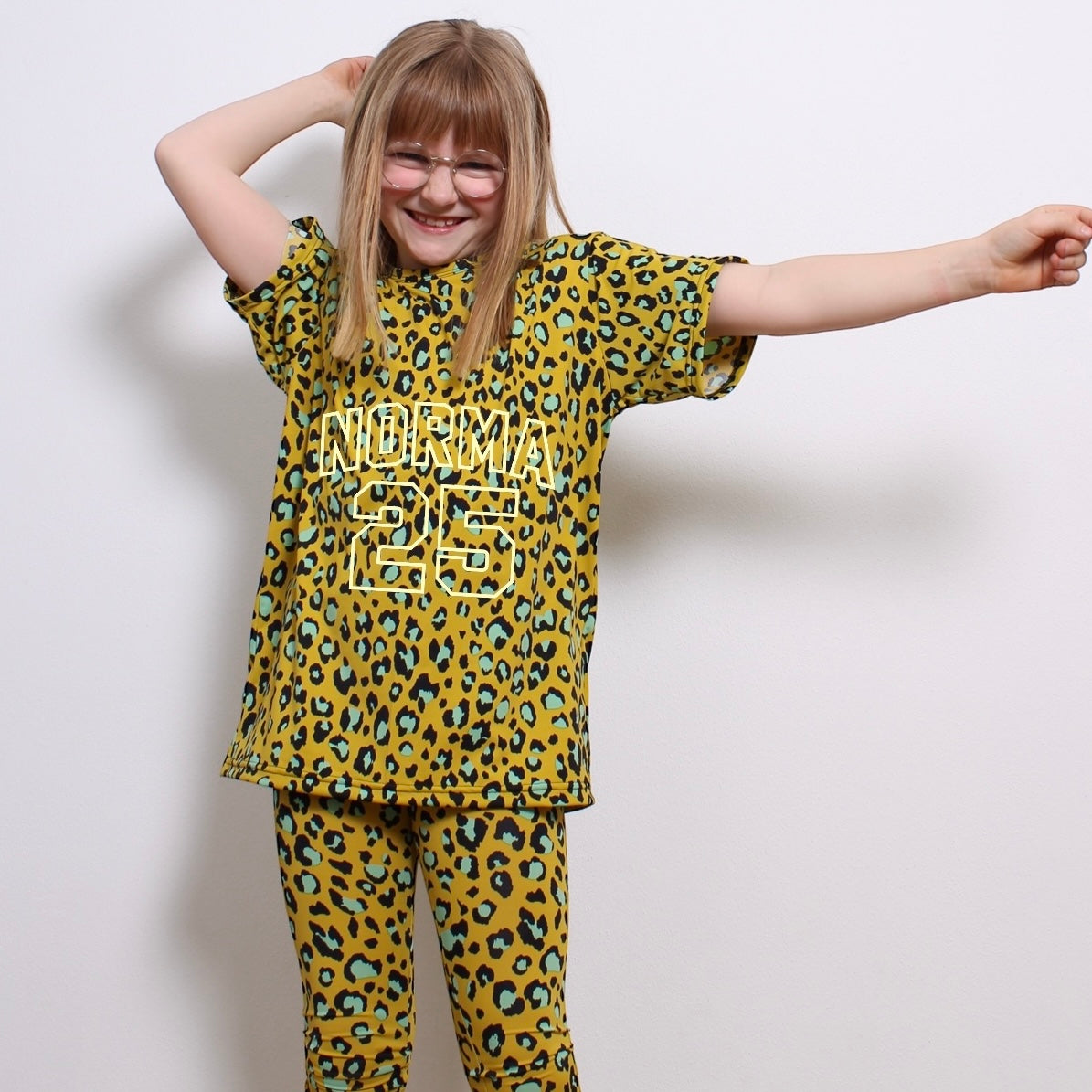 Adian Short Sleeve Oversize Tee, Leo Run