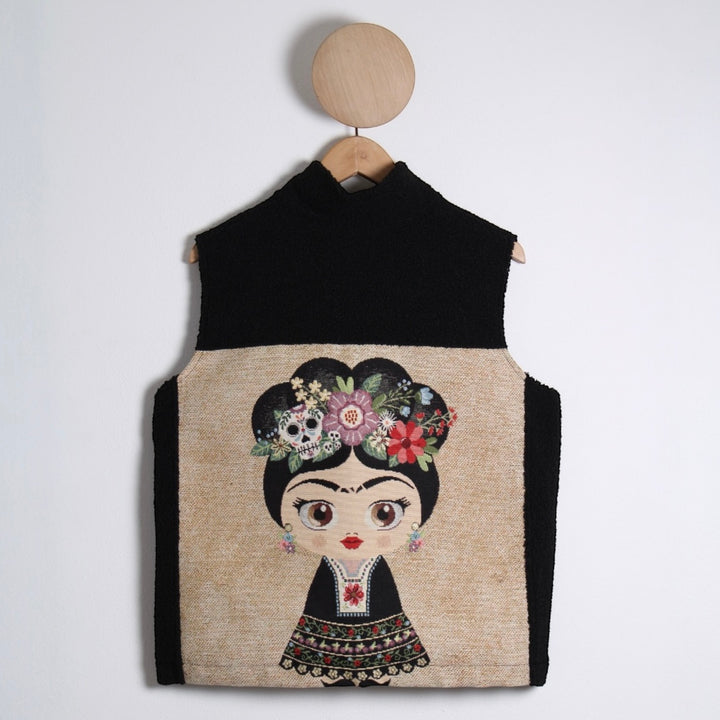 Frida Zip Teddy Vest, Chibi
