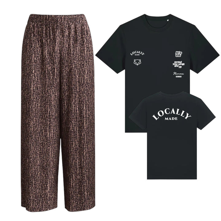 SAMPAK TILBUD LEO PLISSÉ BUKSER & TEE