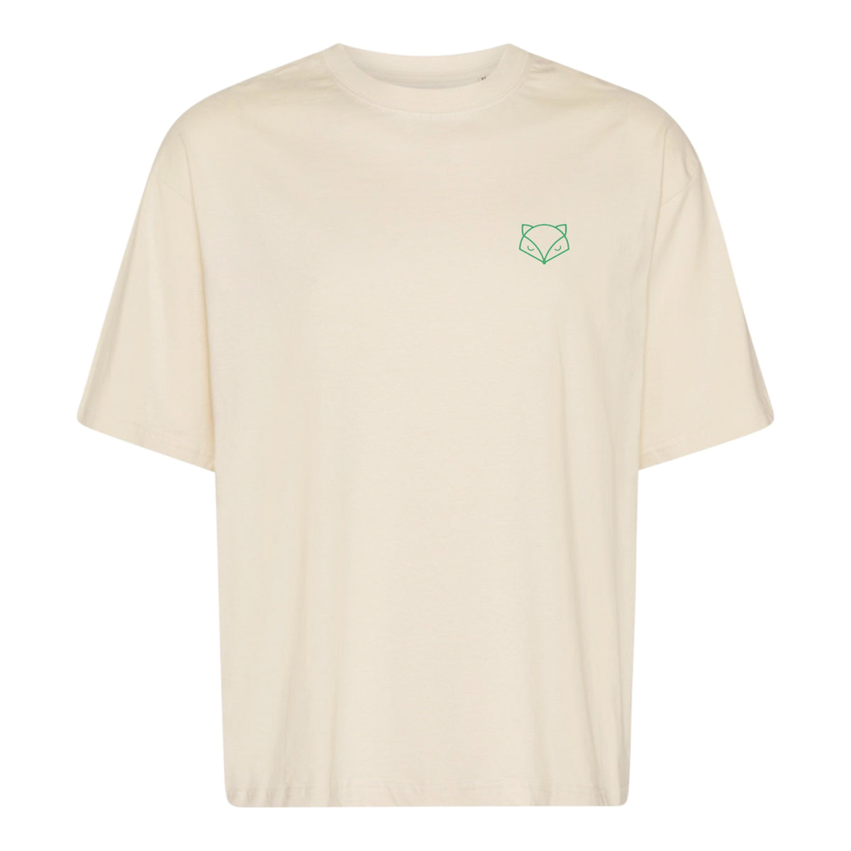 tee locally ecru/green#Farve_ecru/green