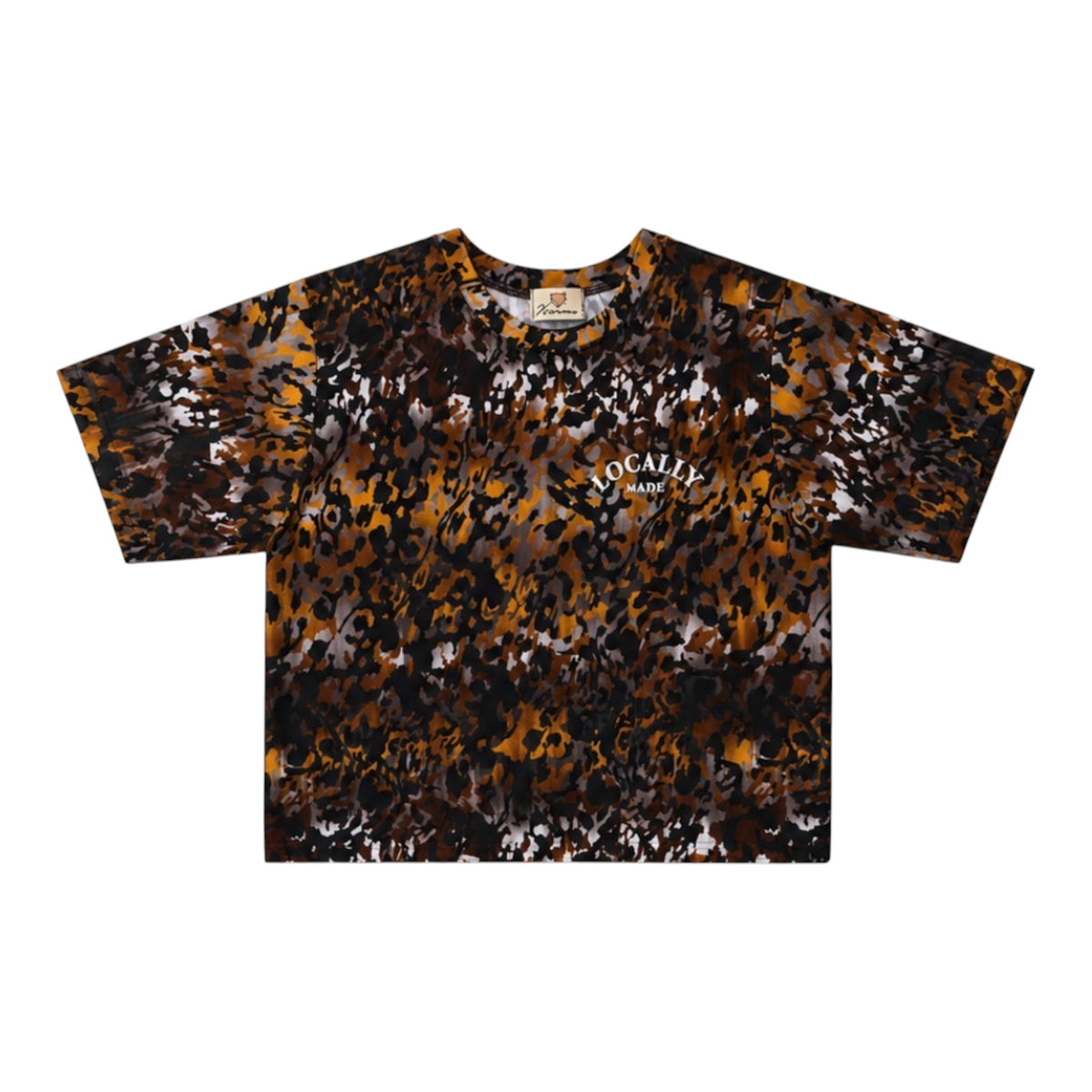 Adian Oversize Tee, Burning Flames