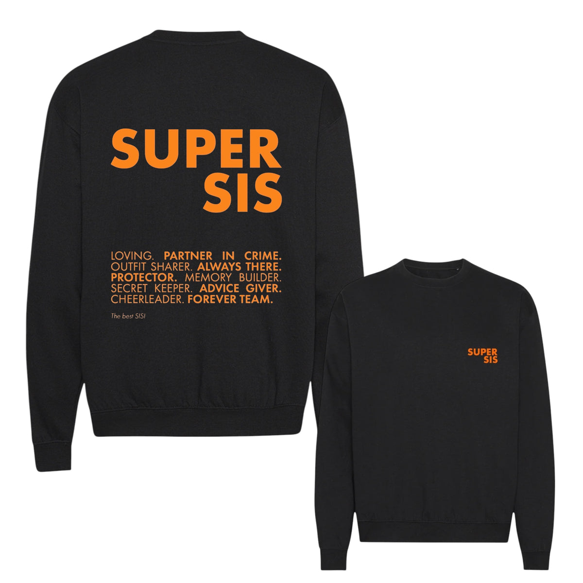 SIS sweatshirt black #Farve_Black