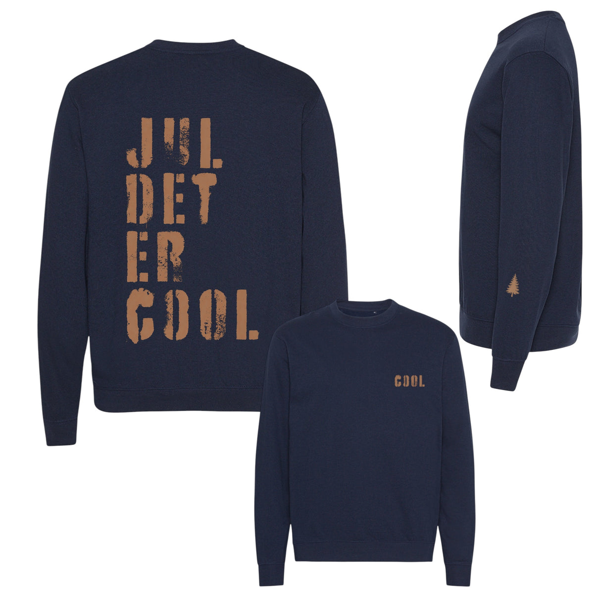 Jul det er cool Sweatshirt Navy#Farve_Navy