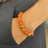 Wilma armbånd Orange #Farve_Orange