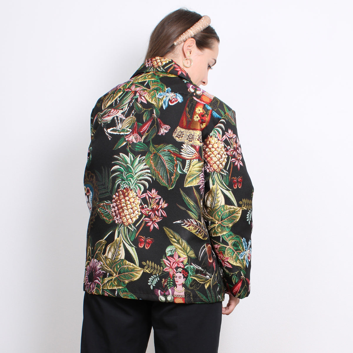All over printed Blazer, Frida Kahlo