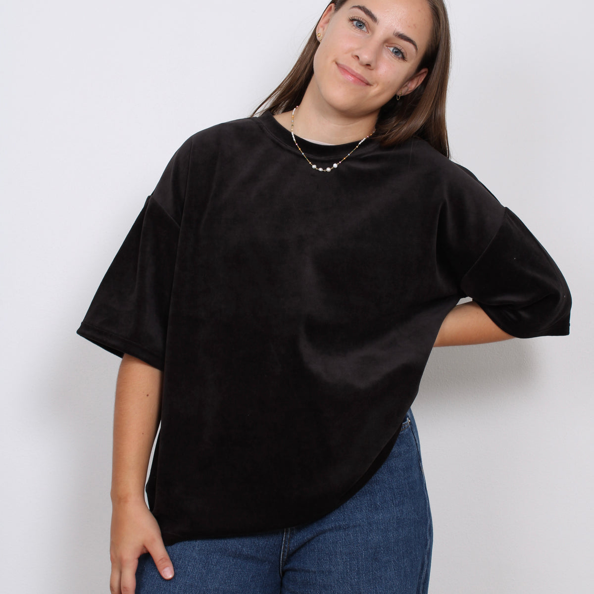 Velor Oversize Tee