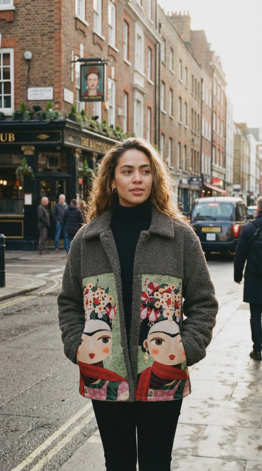 Frida Teddy Jakke, Moss Flower Crown