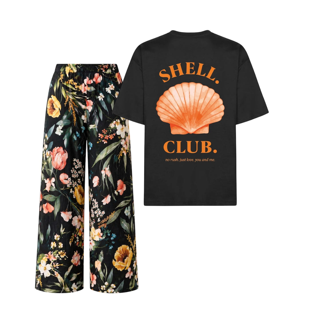 Frey Viddebuks, Wild Bloom Plissé Black