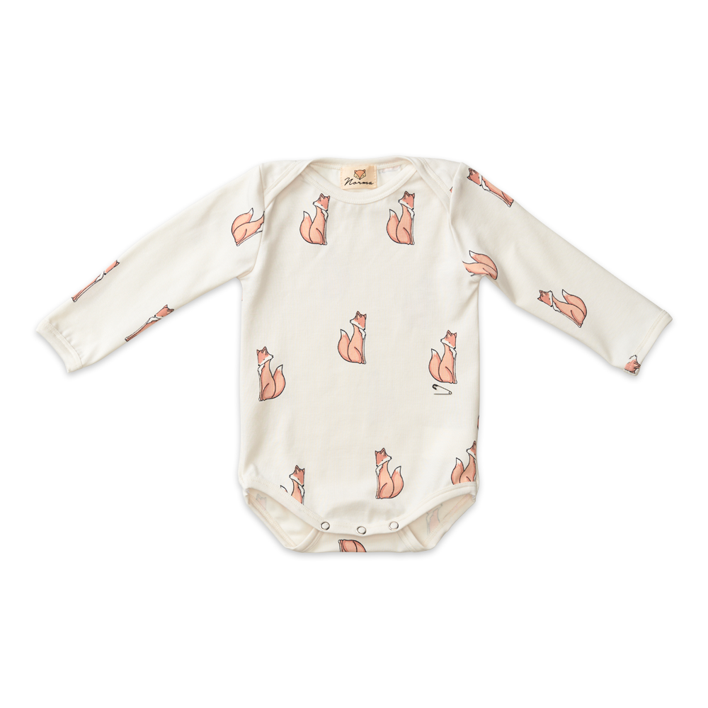 Bjørk Langærmet Body, Nordic Fox