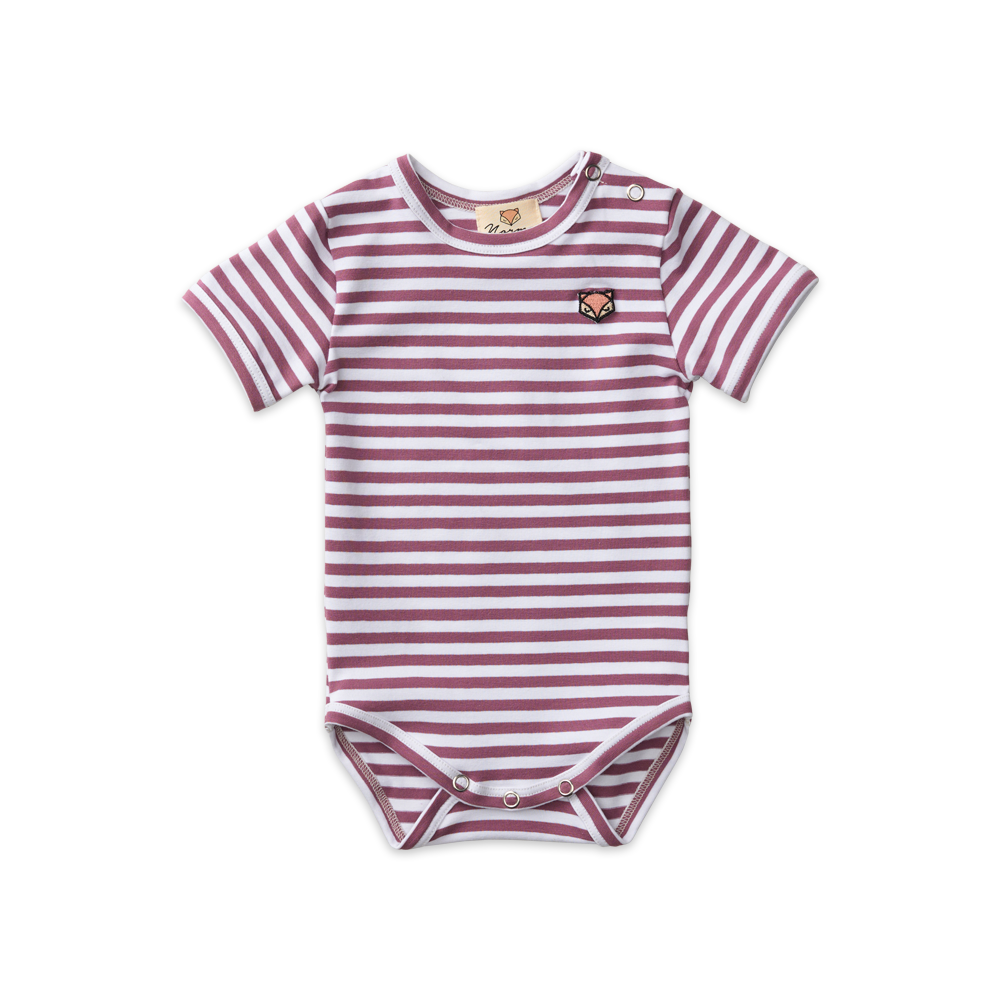 Chriss Kortærmet Body, Stripes