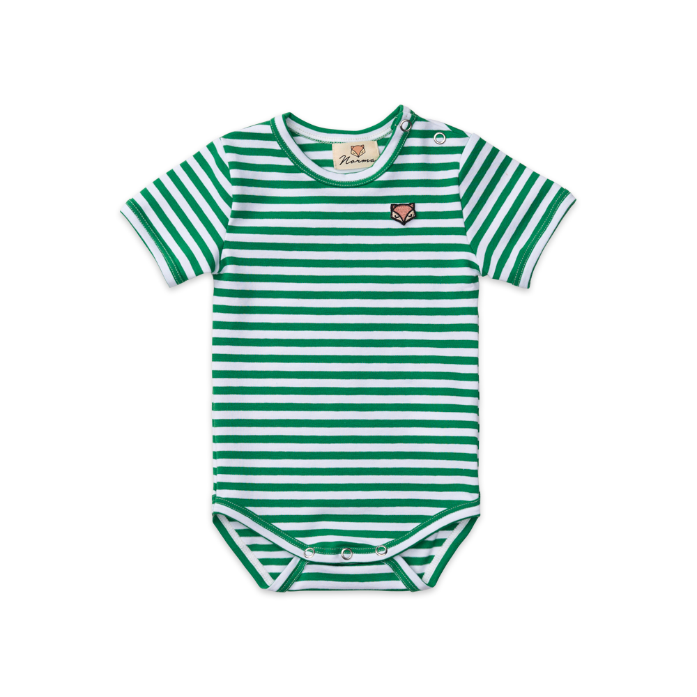 Chriss Kortærmet Body, Stripes